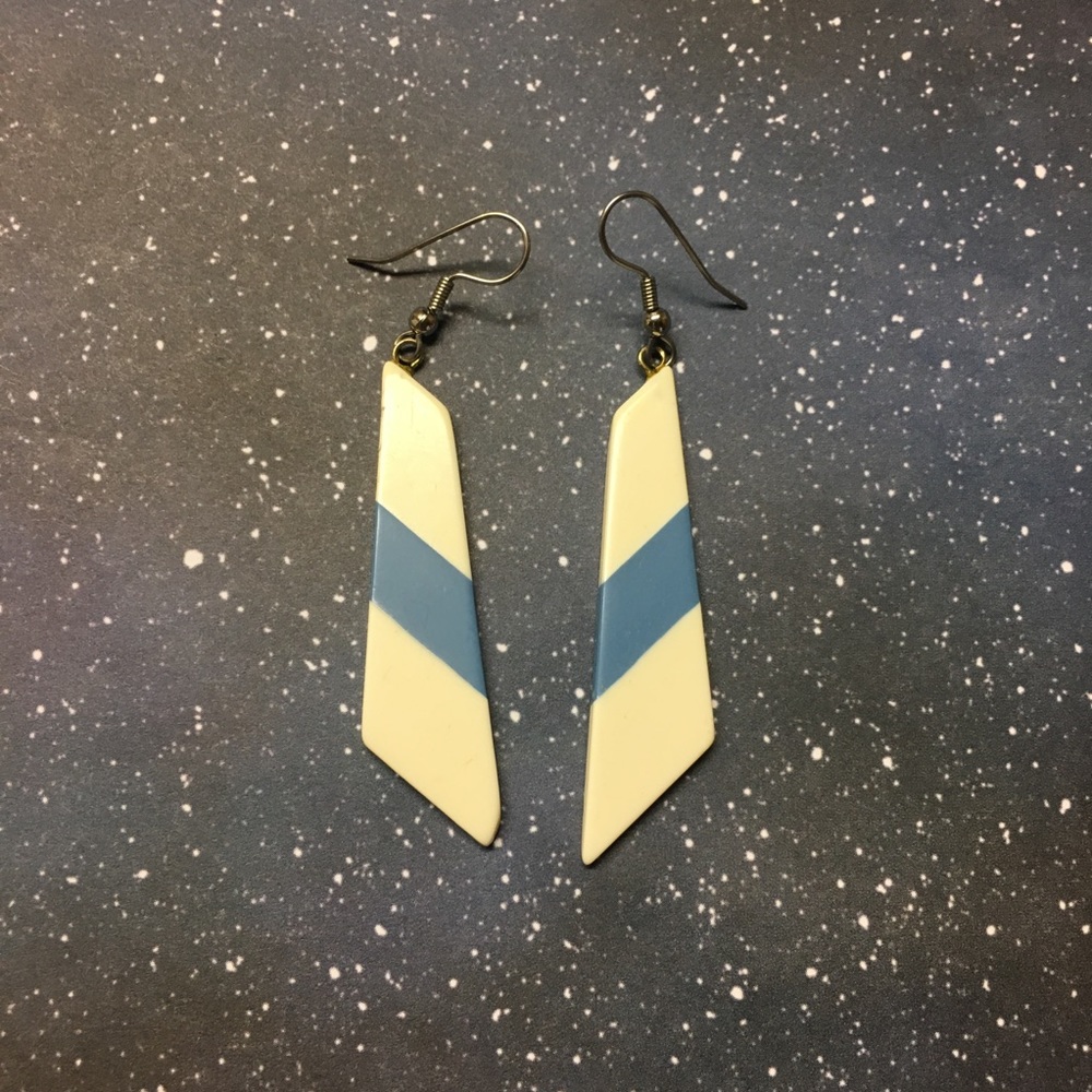 Vintage 70s Nautical Modern Earrings